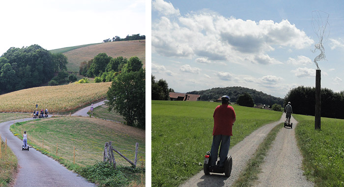 stadtsafari segwaytour Odenwald Auf die Tromm